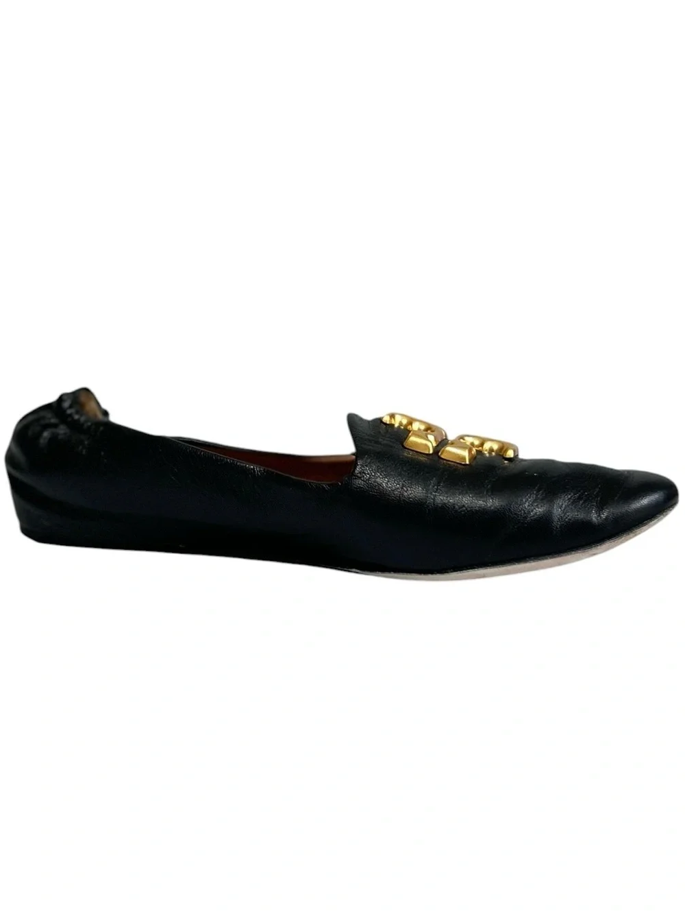Tory Burch Eleanor Loafers Women’s Sz 9M Perfect Black Luxury Designer Flats